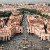 Roma capital da Itália vaticano praça são pedro